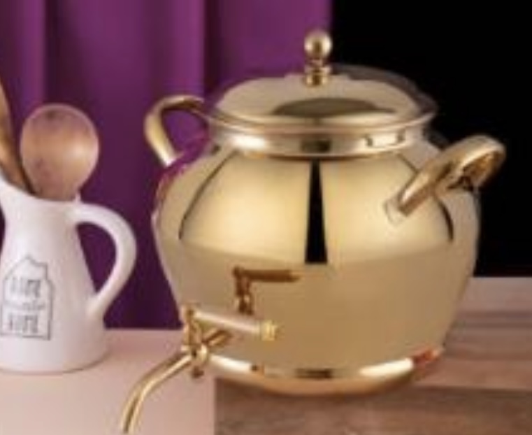 کتری شیر دار برتونی طلایی مدل 106BR